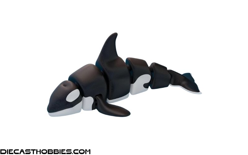 Mô hình cá voi sát thủ Orca in 3D